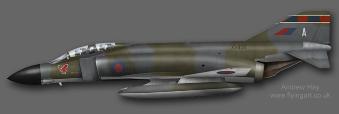 F-4 Phantom XV406 23 Sqn